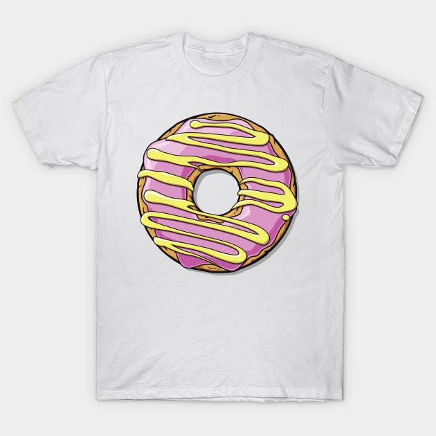 Pink Donut, Doughnut, Frosting, Icing, Glaze T-Shirt by Jelena Dunčević